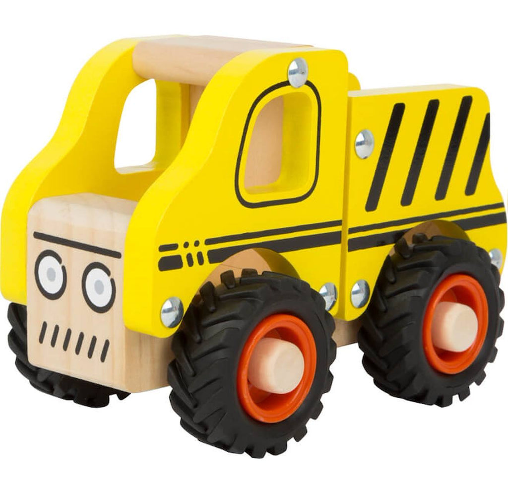 Camion de chantier beige