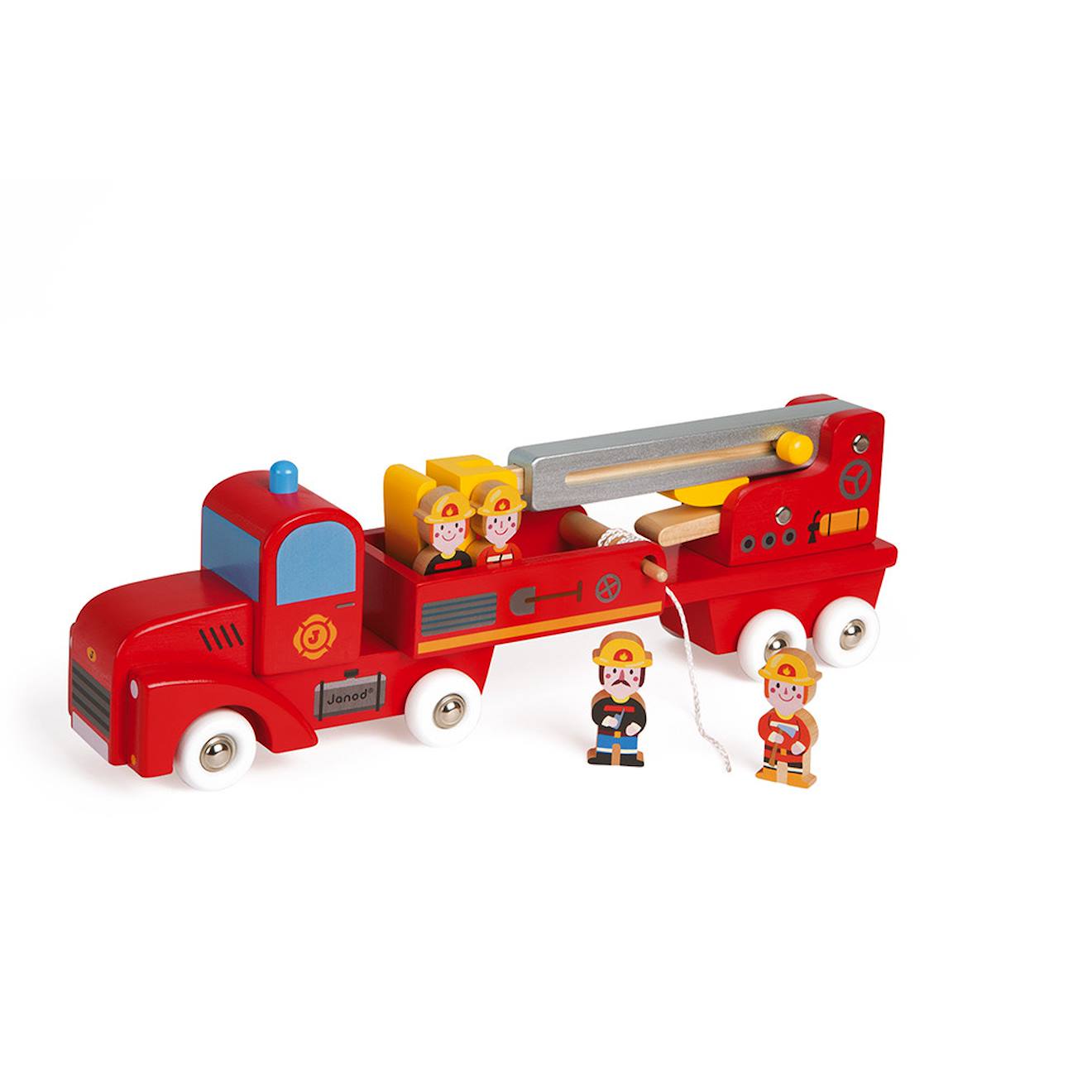 Camion de pompiers géant rouge