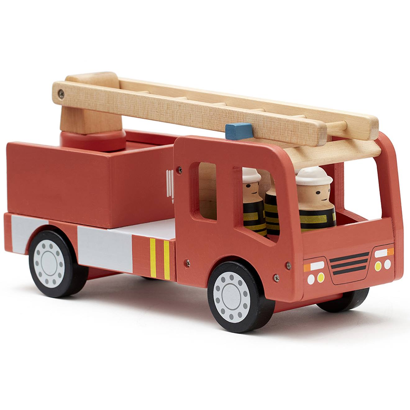 Camion de pompiers rouge