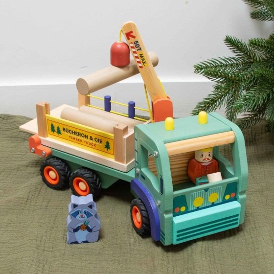 Camion forestier en bois Moulin Roty