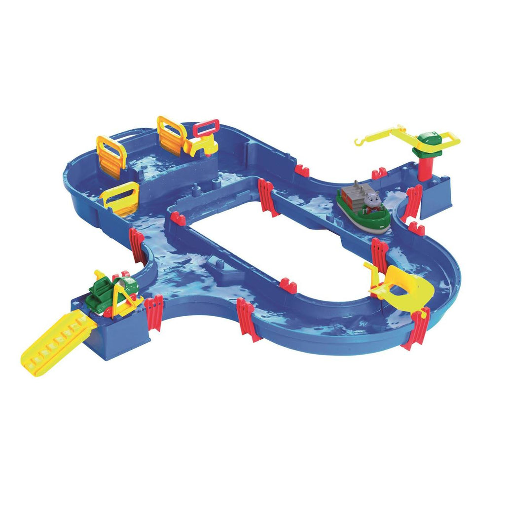 Canal d'eau superset bleu