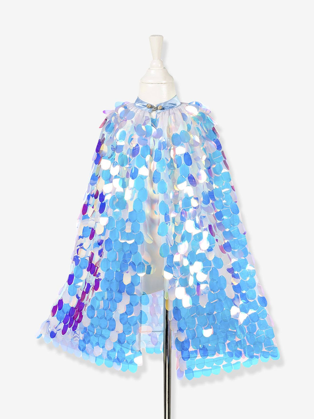 Cape à sequins loreleï bleu