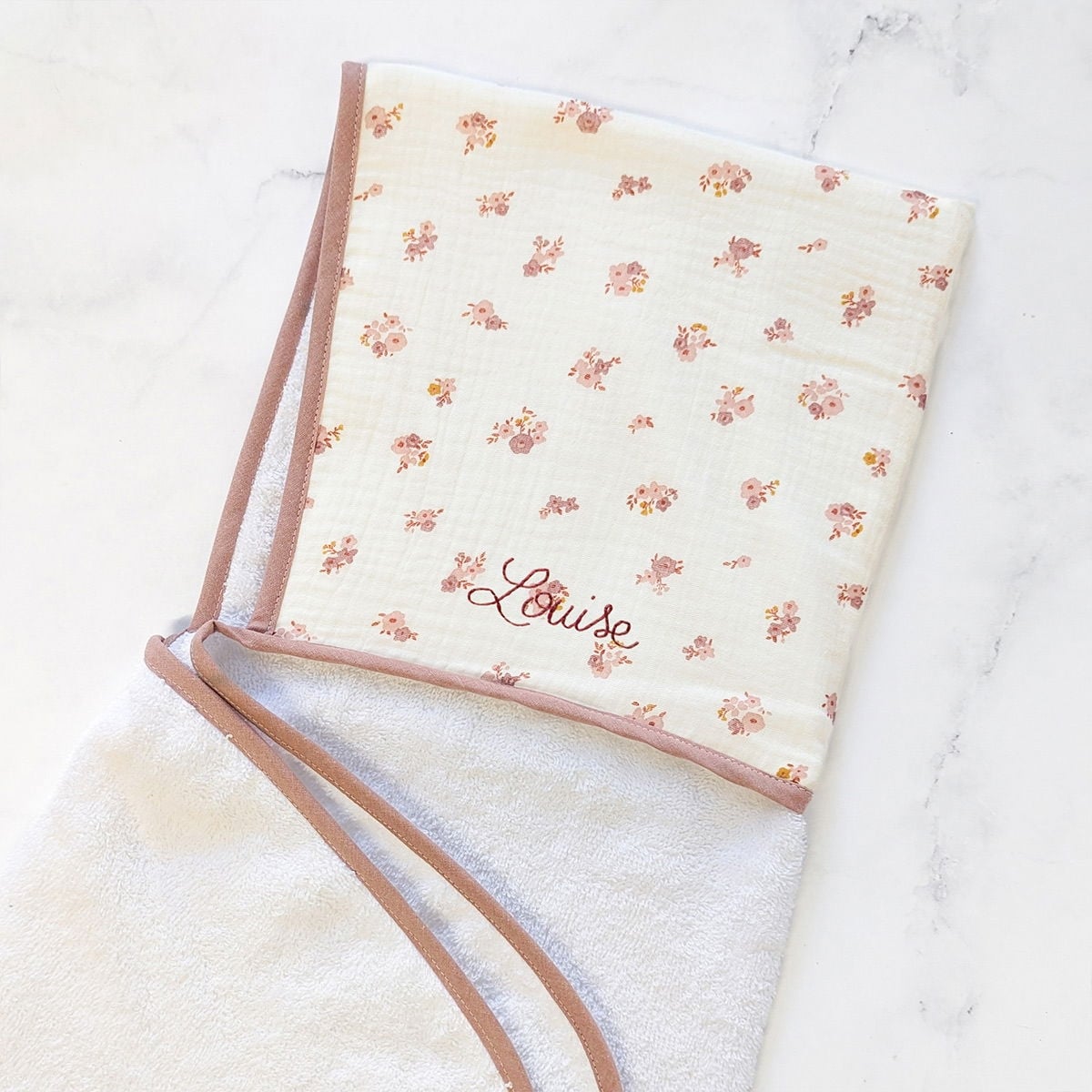 Cape de bain personnalisée Les Fils