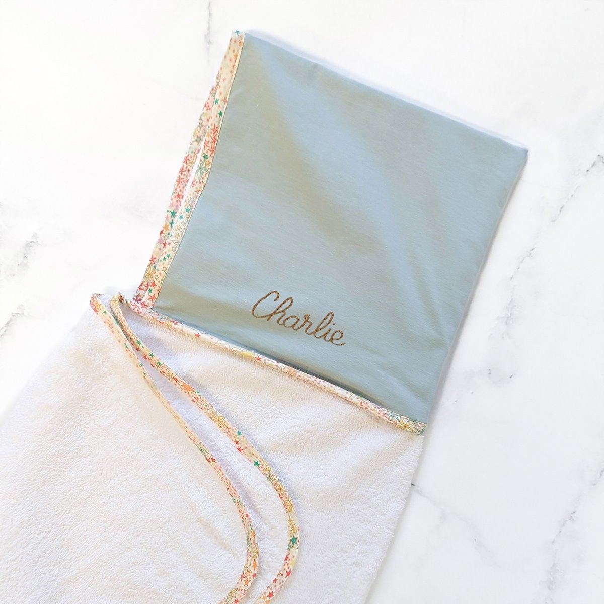 Cape de bain personnalisée Les Fils