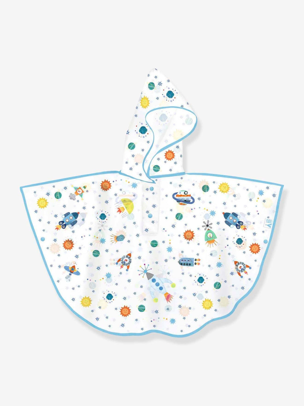 Cape de pluie 5/7 ans bleu
