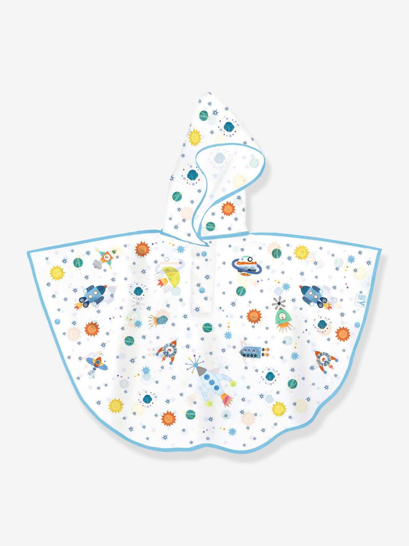 Cape de pluie 5/7 ans bleu