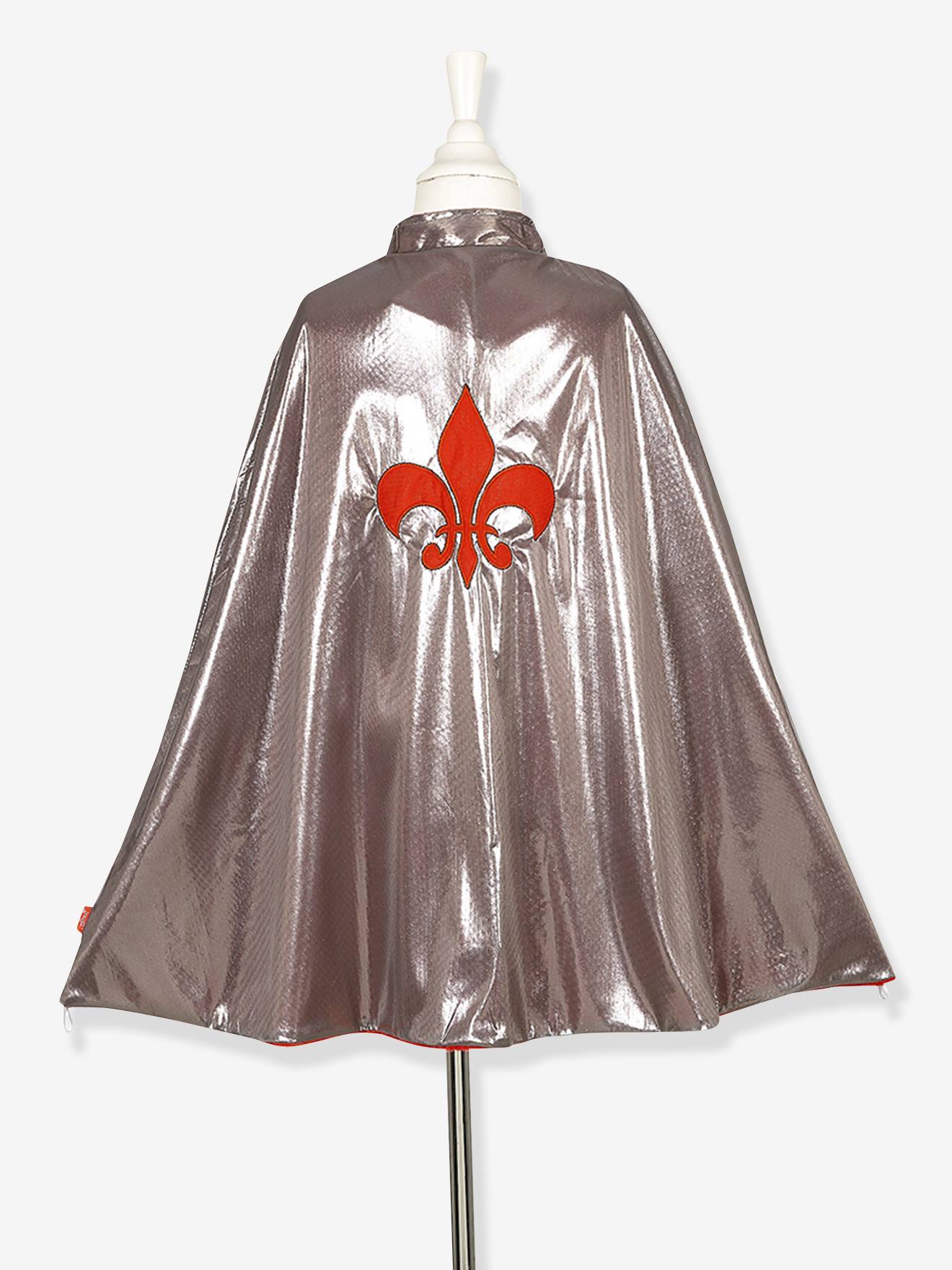 Cape réversible chevalier/dragon 4-7ans argent