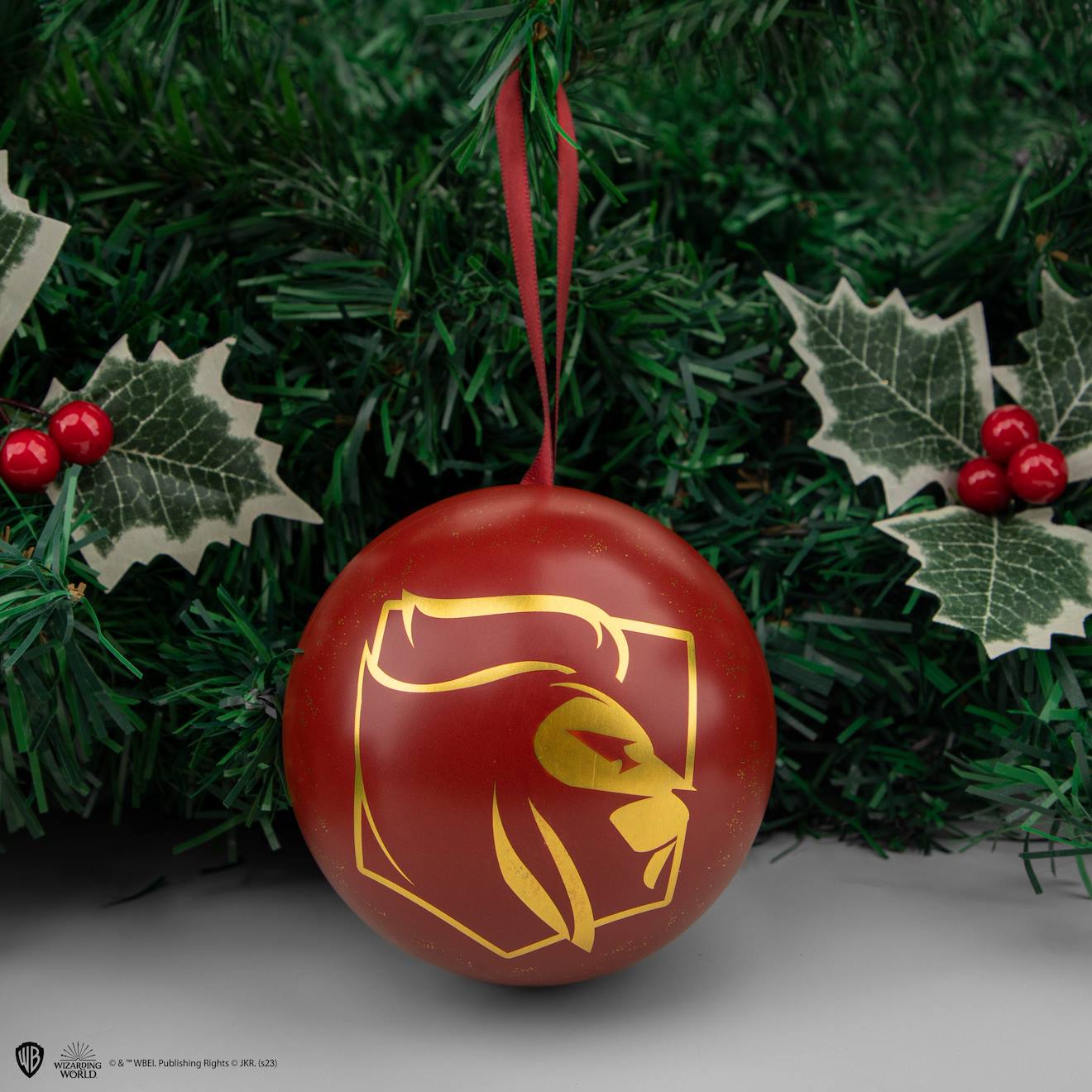 Capsule de Noël avec Boule de Noël et Chaussettes Gryffondor - Harry Potter Rouge