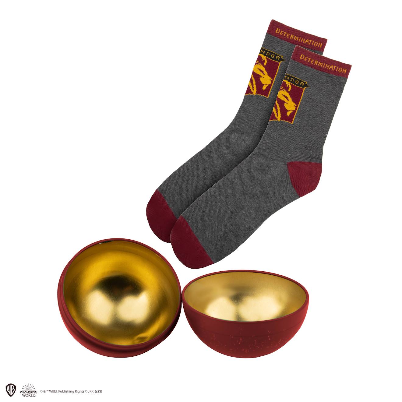 Capsule de Noël avec Boule de Noël et Chaussettes Gryffondor - Harry Potter Rouge