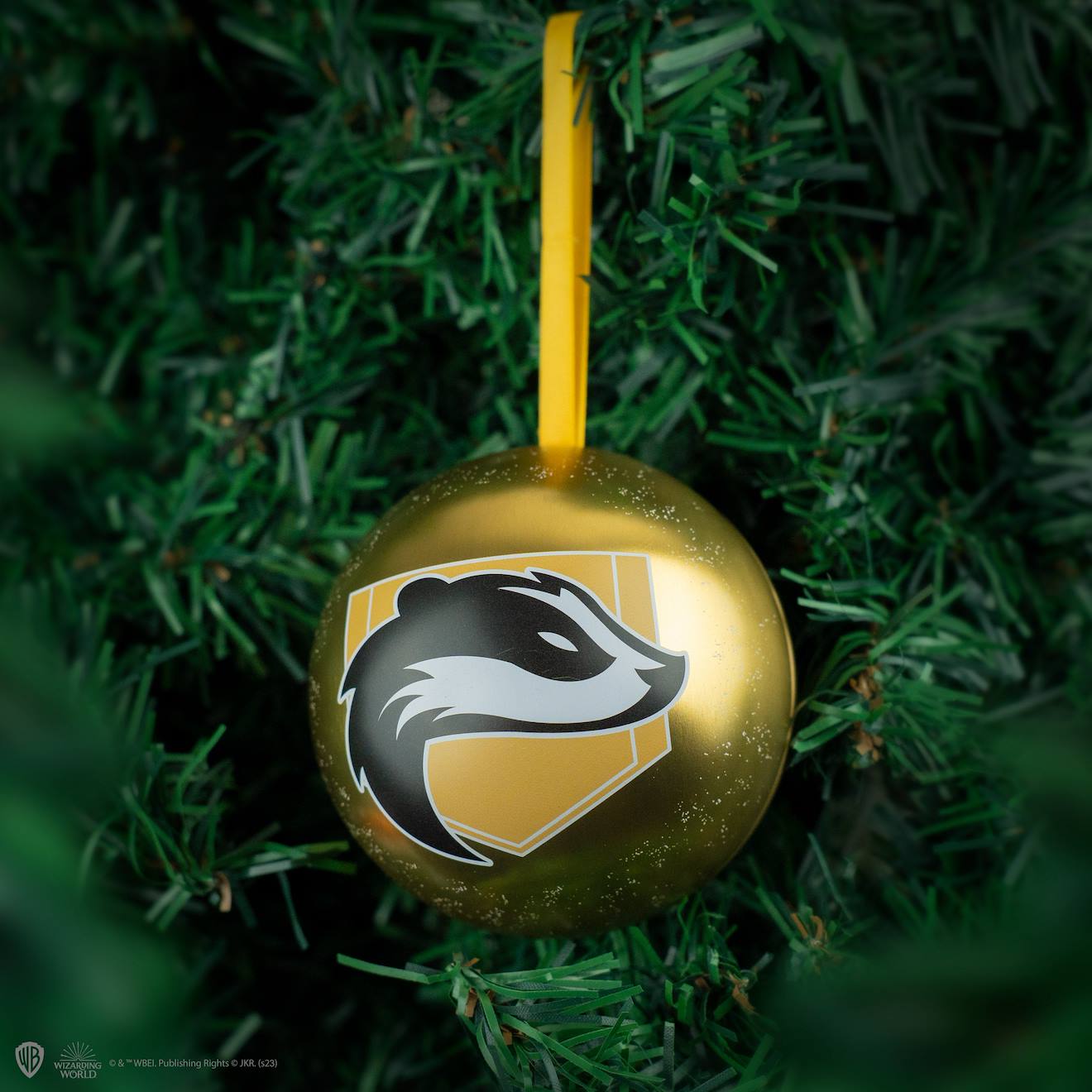Capsule de Noël avec Boule de Noël et Chaussettes Poufsouffle - Harry Potter Jaune