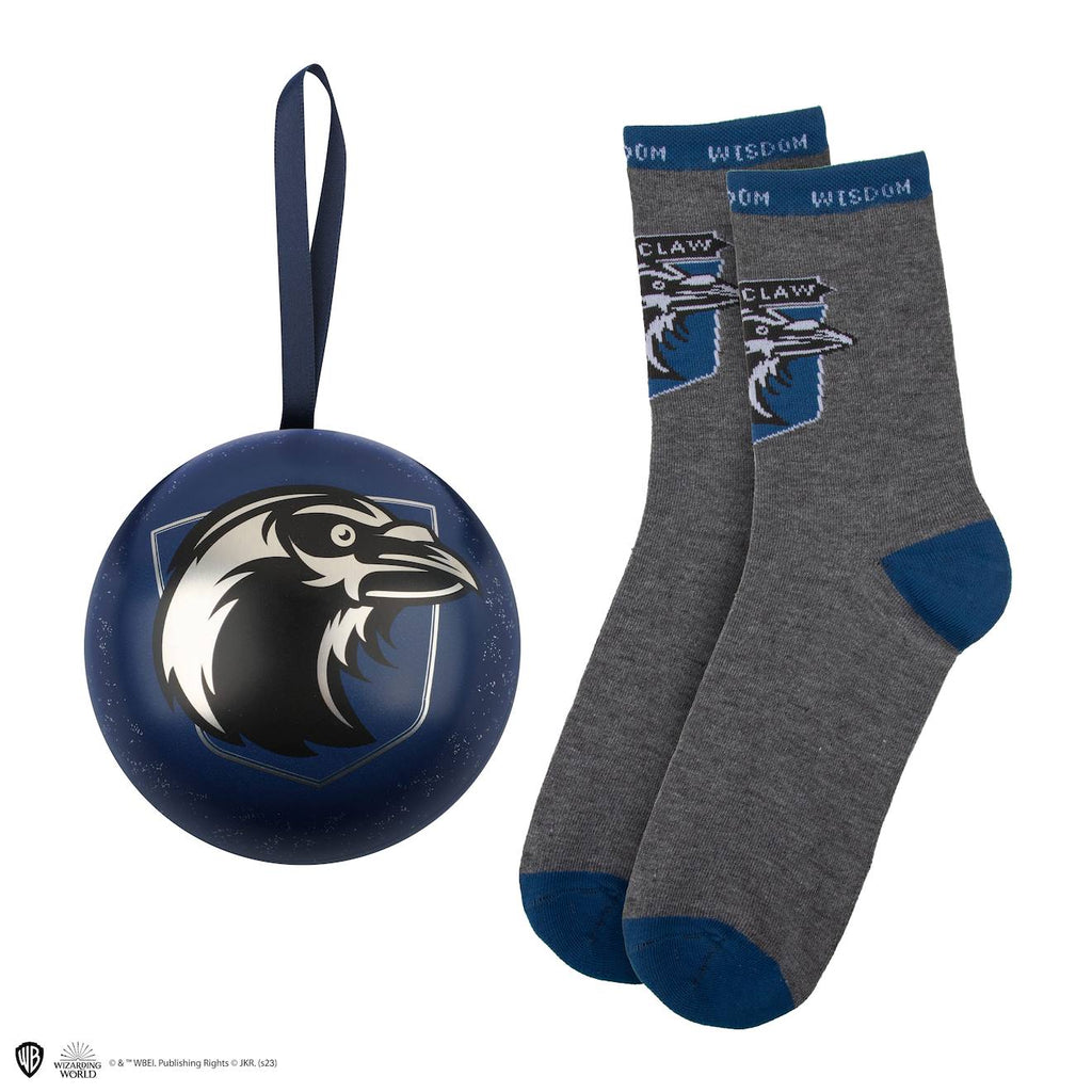 Capsule de Noël avec Boule de Noël et Chaussettes Serdaigle - Harry Potter Bleu