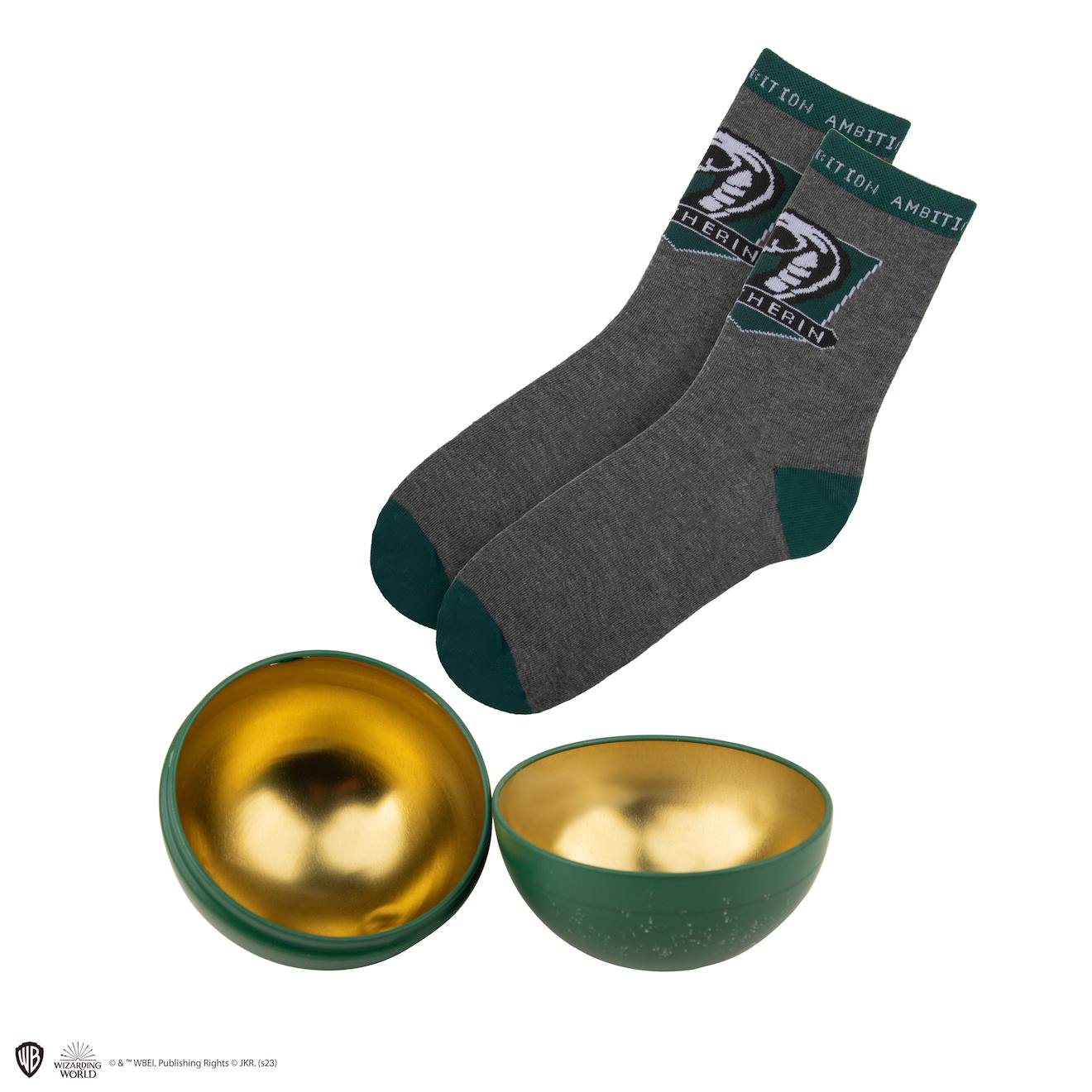 Capsule de Noël avec Boule de Noël et Chaussettes Serpentard - Harry Potter Vert