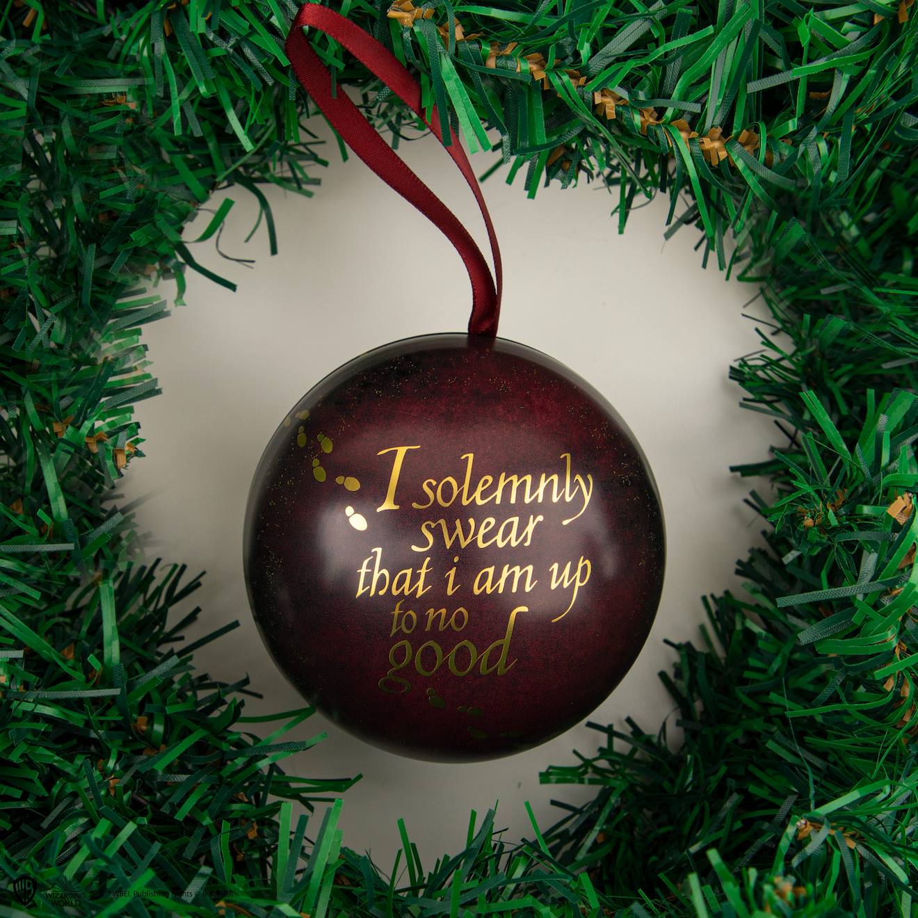 Capsule de Noël avec Boule de Noël et Puzzle Carte du Maraudeur - Harry Potter Marron