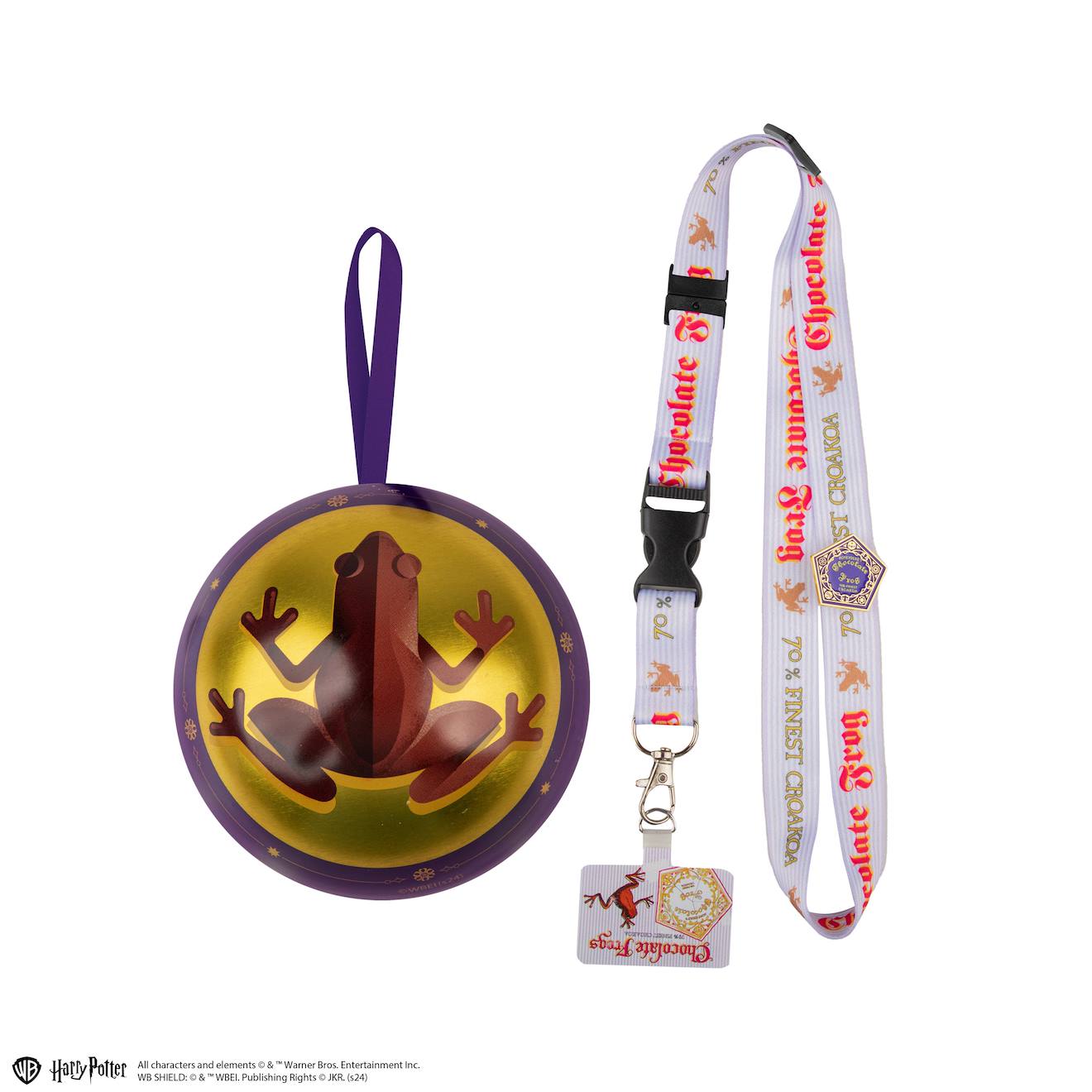Capsule de Noël Tour de Cou & Pin's Chocogrenouille - Harry Potter Violet