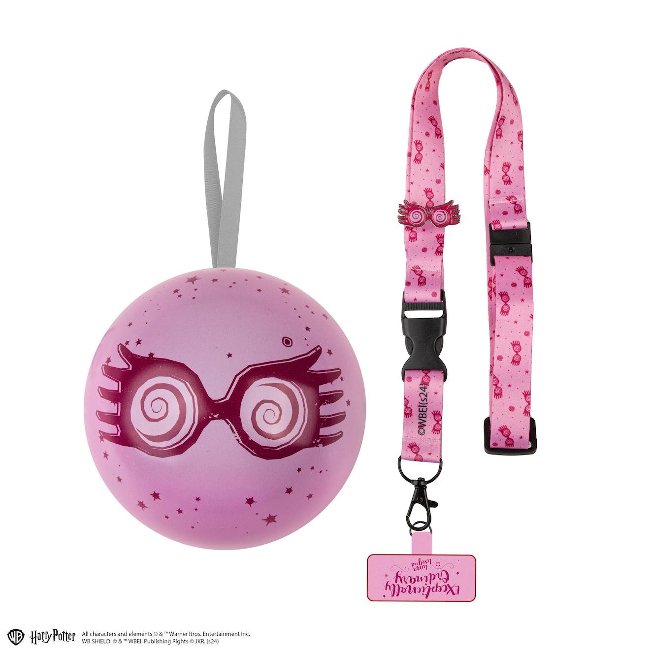 Capsule de Noël Tour de Cou & Pin's Luna Lovegood - Harry Potter Rose