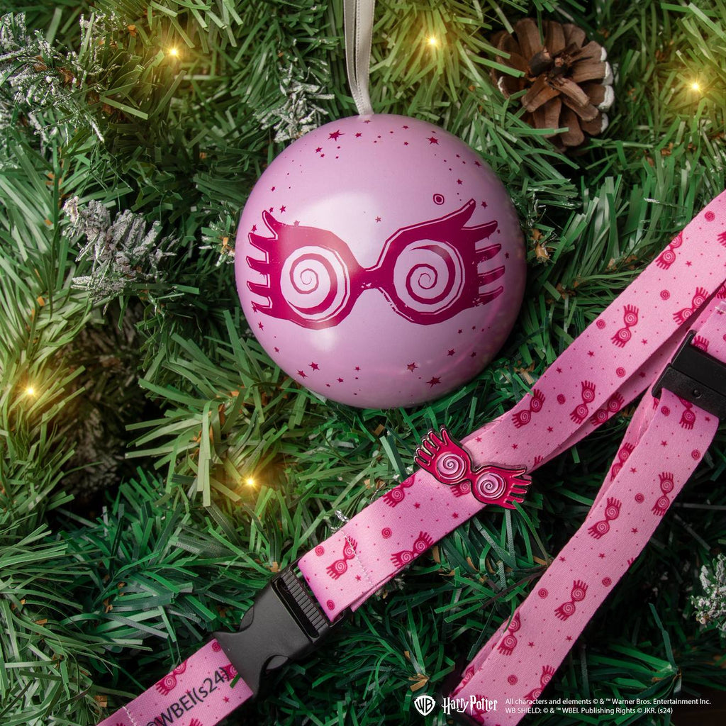 Capsule de Noël Tour de Cou & Pin's Luna Lovegood - Harry Potter Rose