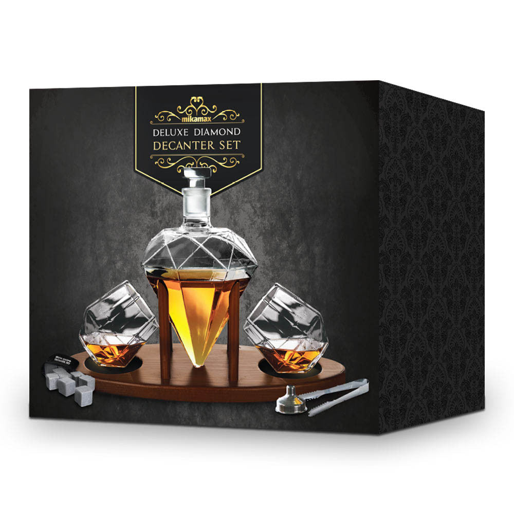 Ensemble Décanteur et Verres Diamant - Carafe Vin Originale CadoMaestro