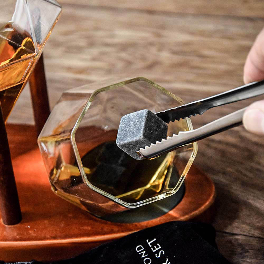 Ensemble Décanteur et Verres Diamant - Carafe Vin Originale CadoMaestro