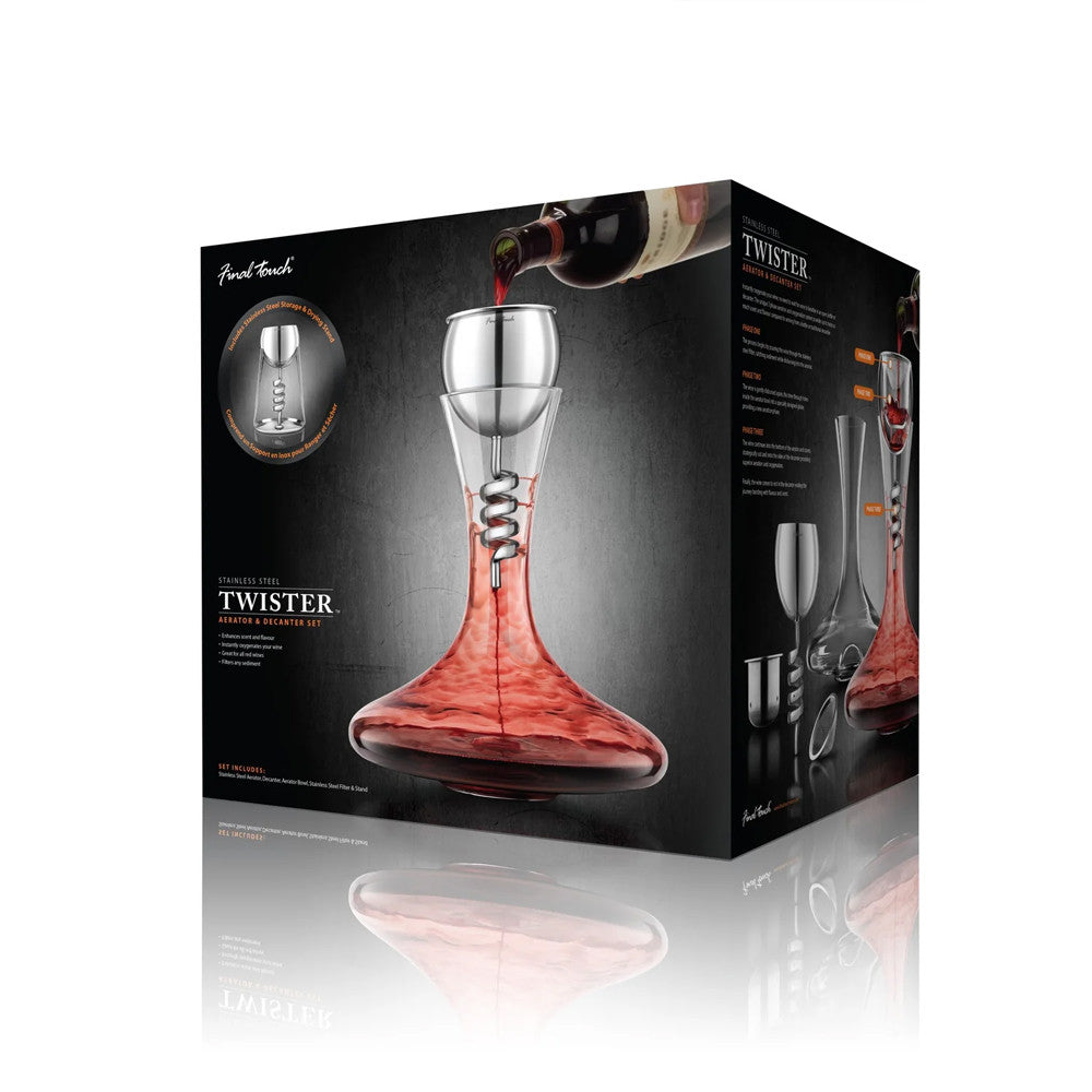 Carafe à Décanter Twister - Carafe Vin Originale CadoMaestro