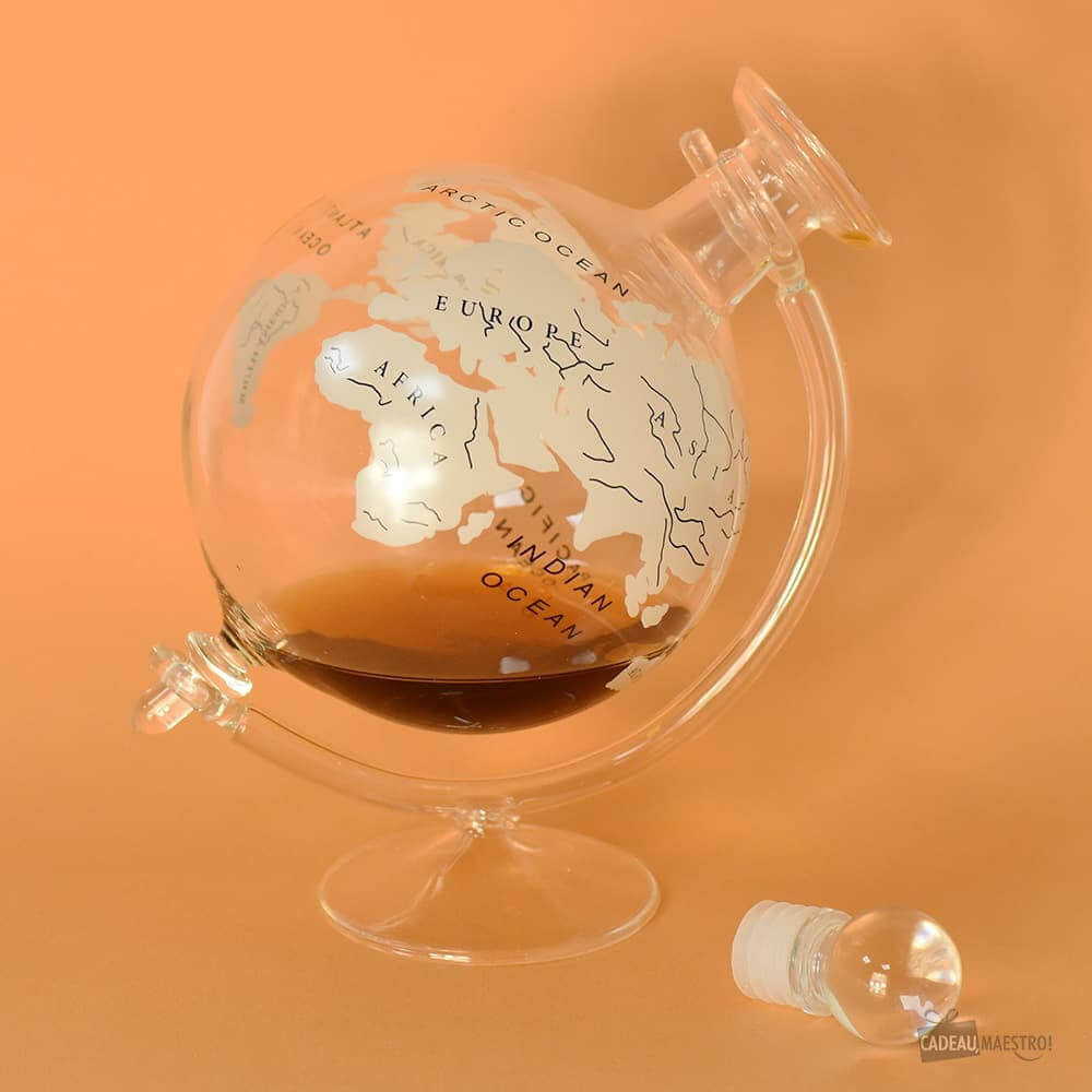 Carafe Globe Terrestre en Verre 750ml - Carafe Vin Originale Bar Originale