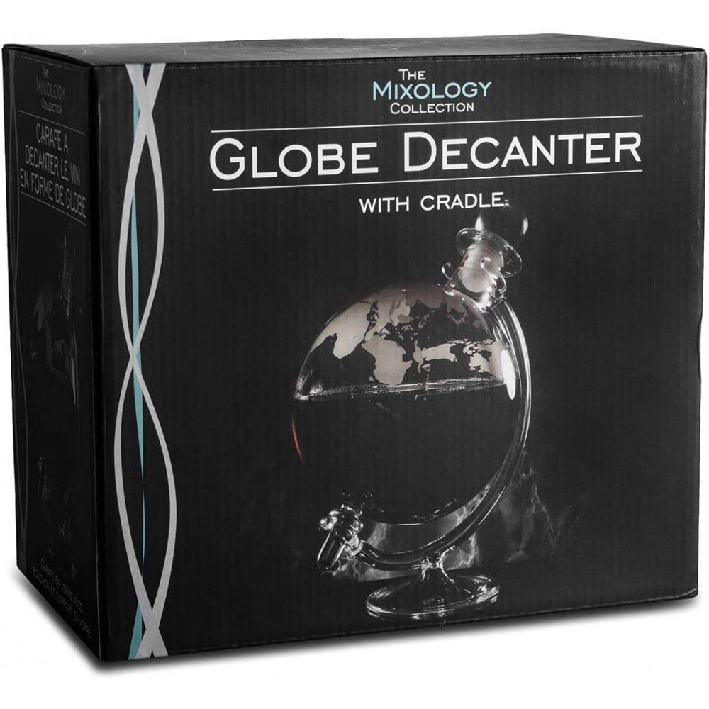 Carafe Globe Terrestre en Verre 750ml - Carafe Vin Originale Bar Originale