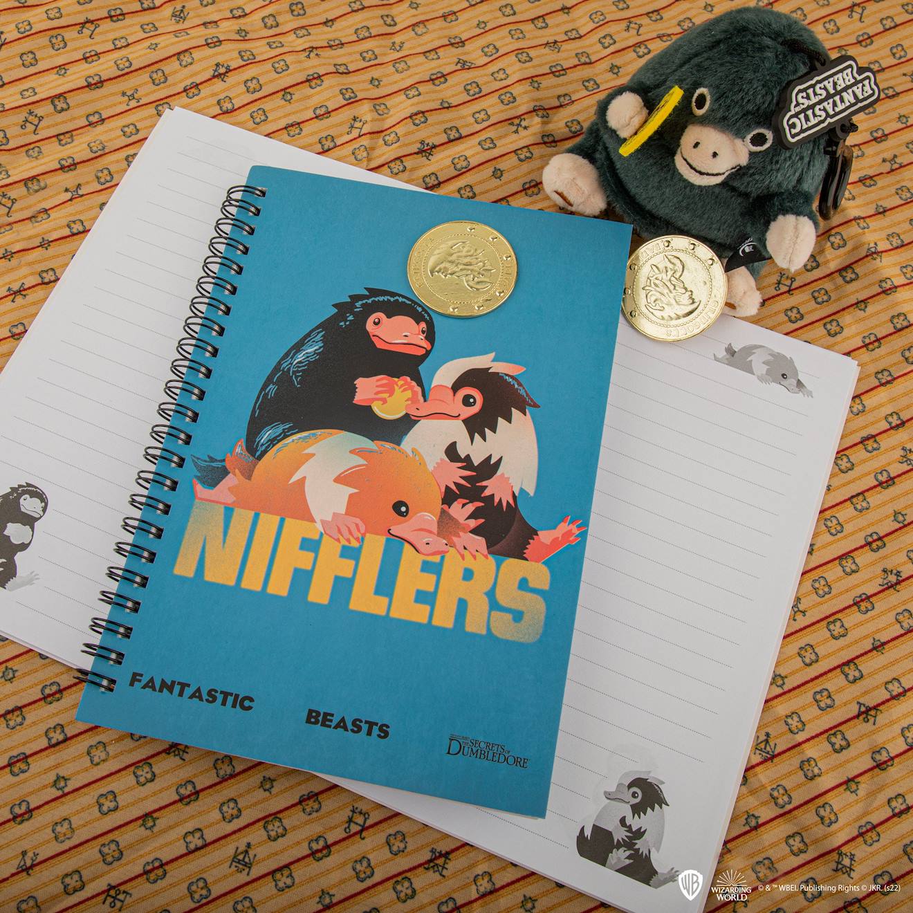 Carnet à Spirales Niffleurs Bleu
