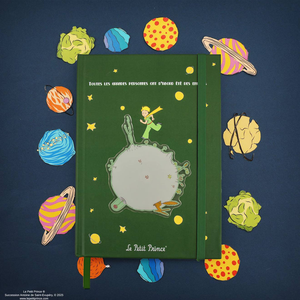 Carnet Astéroïde B-612 - Le Petit Prince Vert