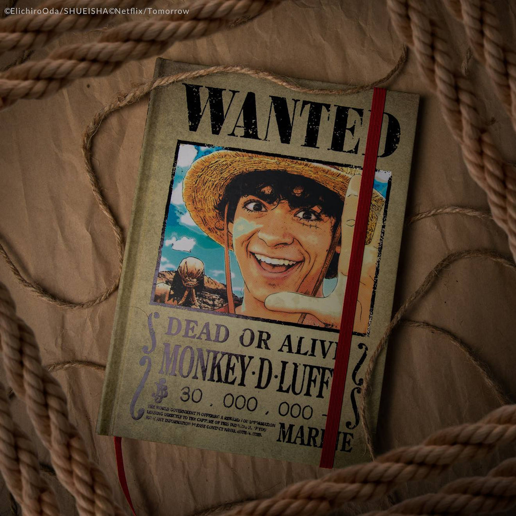 Carnet Avis de Recherche - One Piece Beige