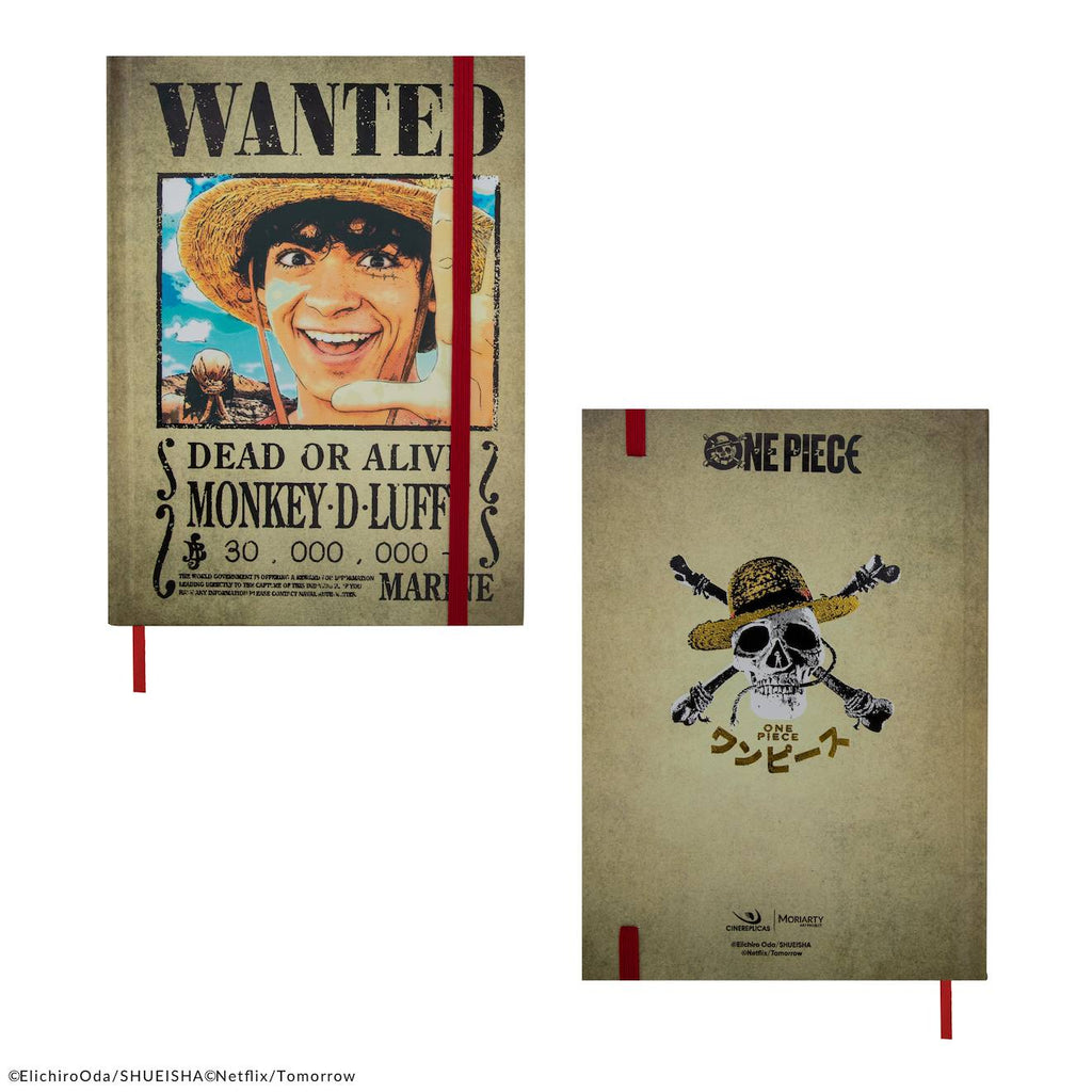 Carnet Avis de Recherche - One Piece Beige
