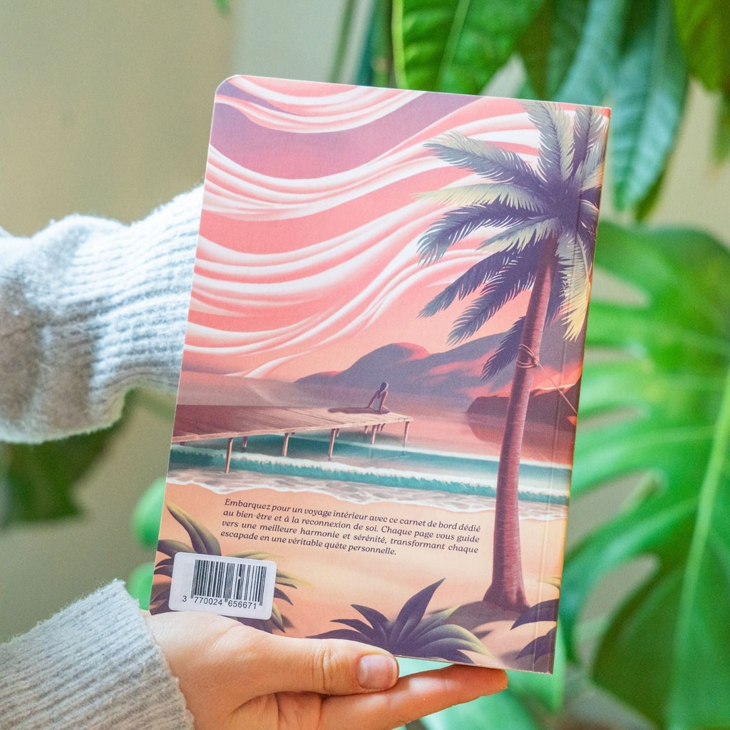 Carnet journal guide self-care ambiance zen