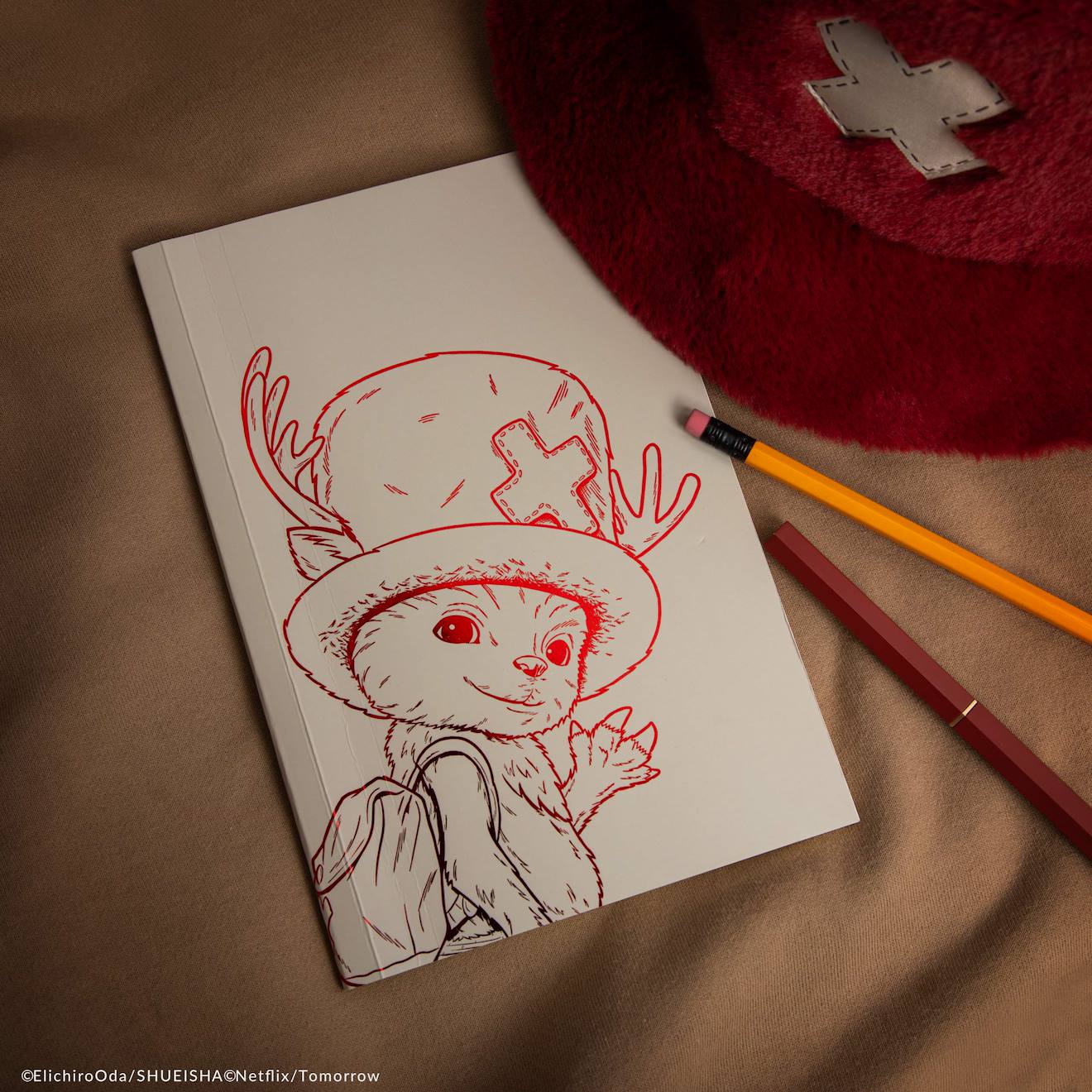 Carnet Croquis de Chopper - One Piece Beige