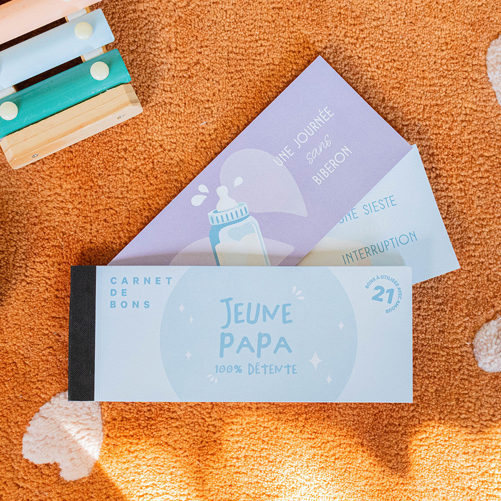 Carnet de Bons Jeune Papa - Carnets de Bons