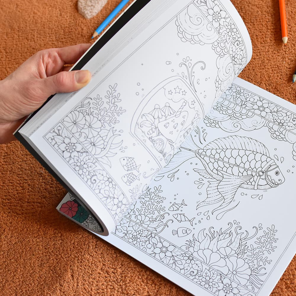 Carnet de Coloriage Mes Mondes Rêvés - Livre à Offrir