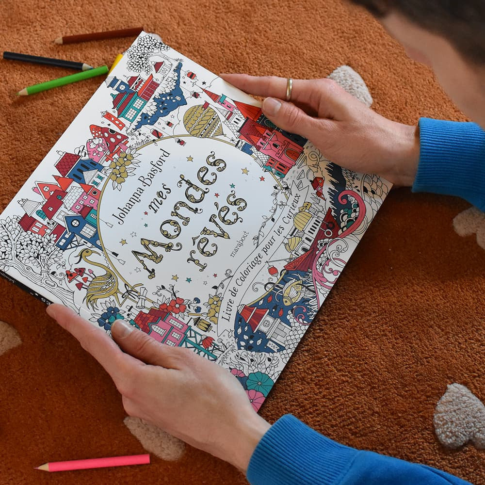 Carnet de Coloriage Mes Mondes Rêvés - Livre à Offrir