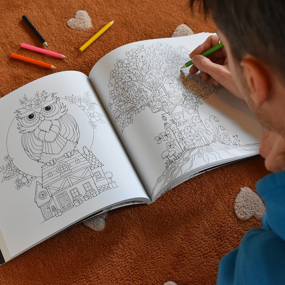 Carnet de Coloriage Mes Mondes Rêvés - Livre à Offrir