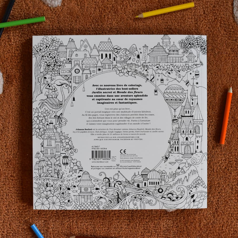 Carnet de Coloriage Mes Mondes Rêvés - Livre à Offrir