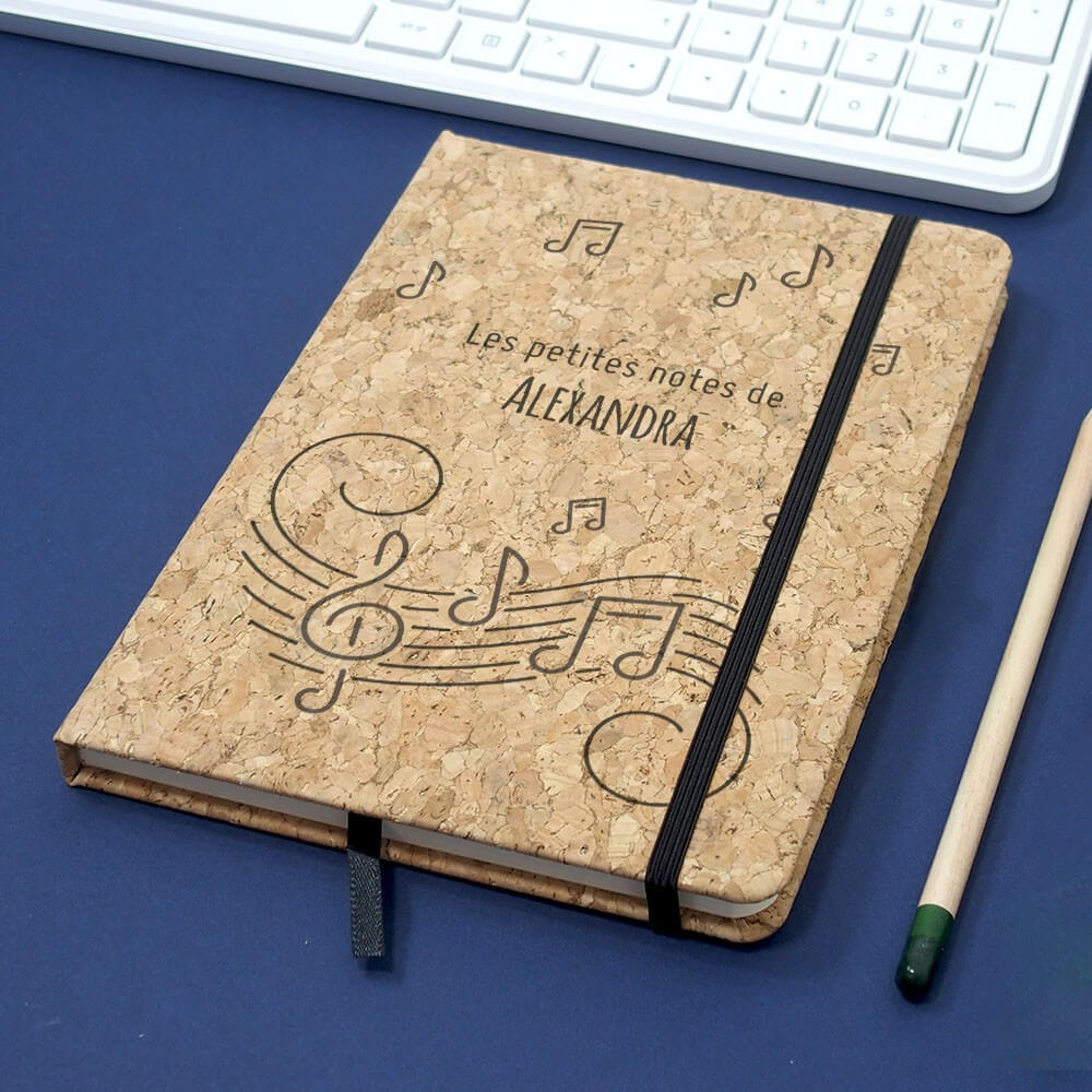 Carnet en Liège de Musique à Personnaliser - Carnet Personnalisé CadoMaestro