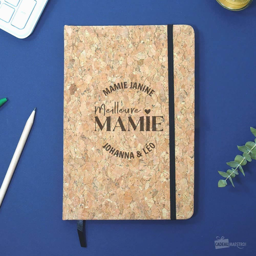Carnet en Liège Meilleure Mamie à Personnaliser - Carnet Personnalisé