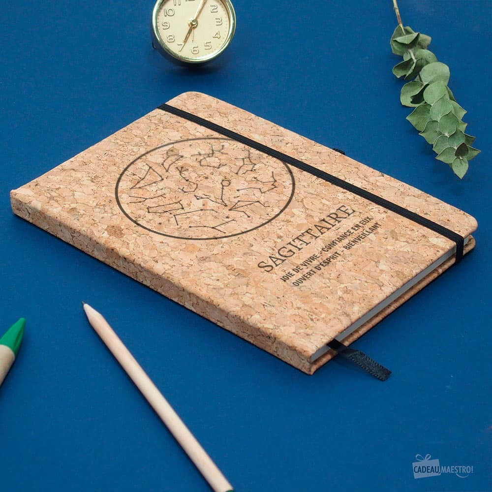 Carnet en Liège Zodiaque à Personnaliser - Carnet Personnalisé