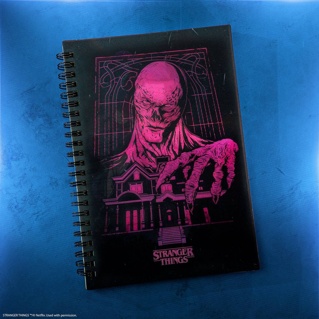 Carnet Lenticulaire Vecna - Stranger Things Noir