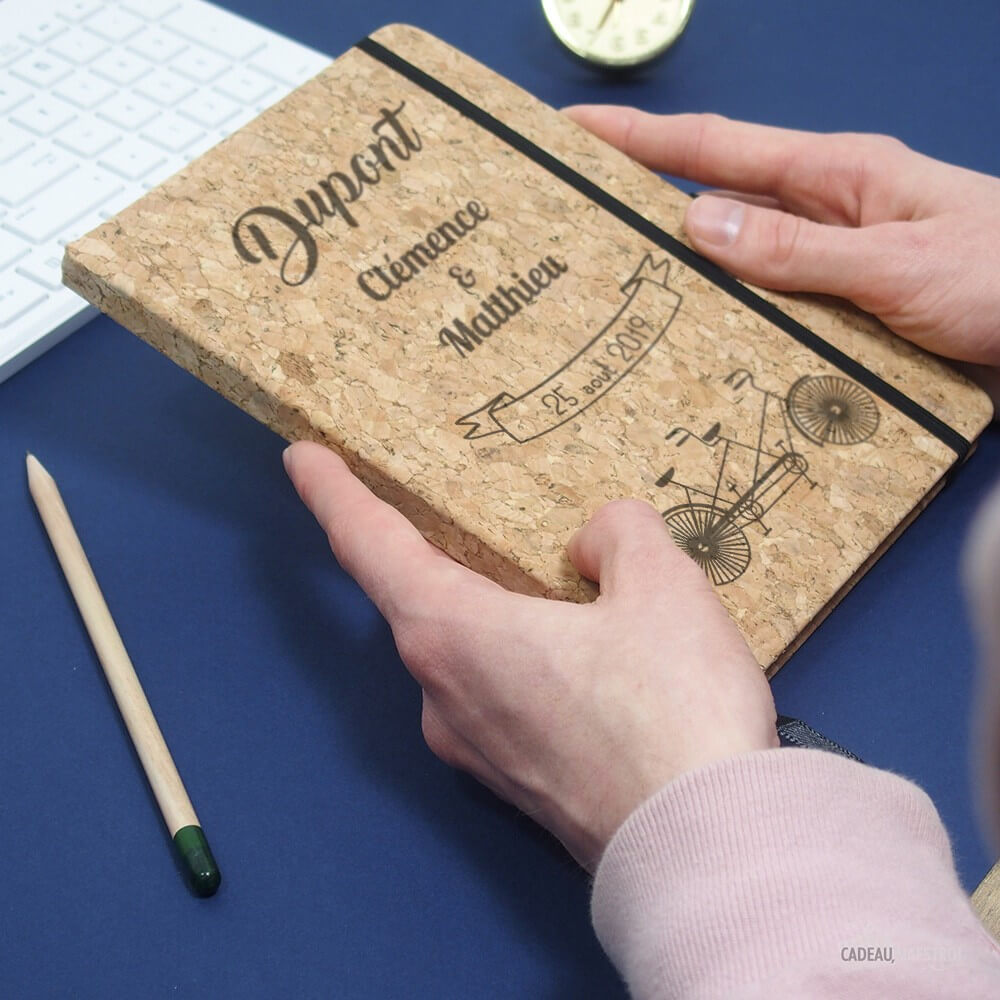 Carnet en Liège Mariage à Personnaliser - Carnet Personnalisé CadoMaestro