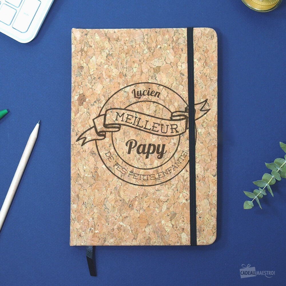 Carnet en Liège Meilleur Papy à Personnaliser - Carnet Personnalisé
