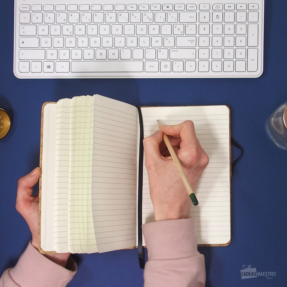 Carnet Liège à Personnaliser - Carnet Personnalisé CadoMaestro