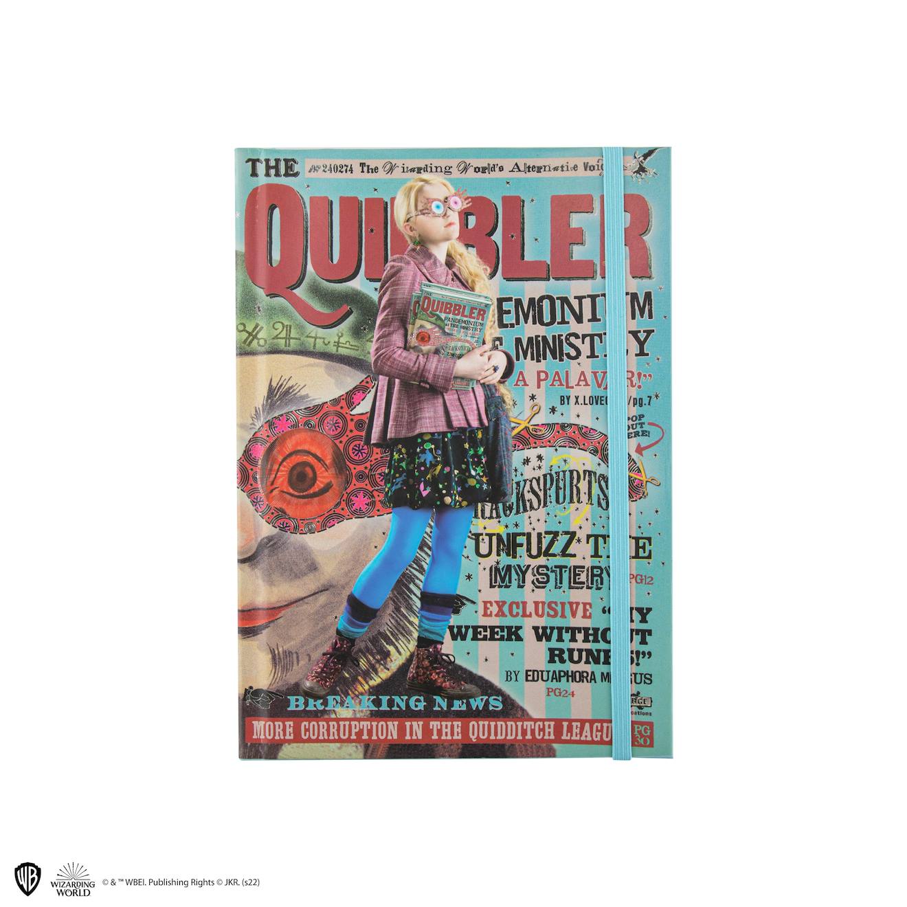 Carnet Luna Lovegood - Harry Potter Bleu