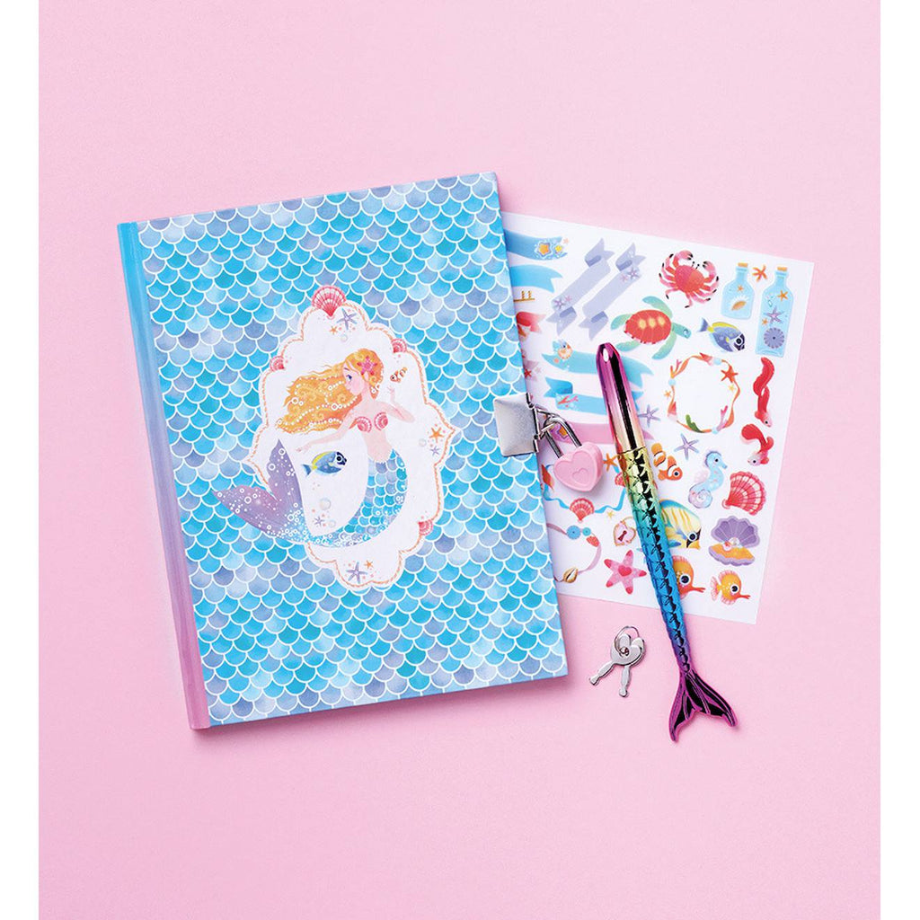 Carnet secret sirène - magic océan multicolore