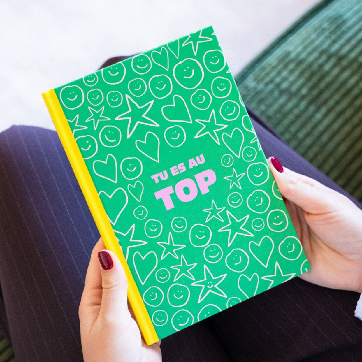 Carnet 80 pages Tu es au top, cadeau positif