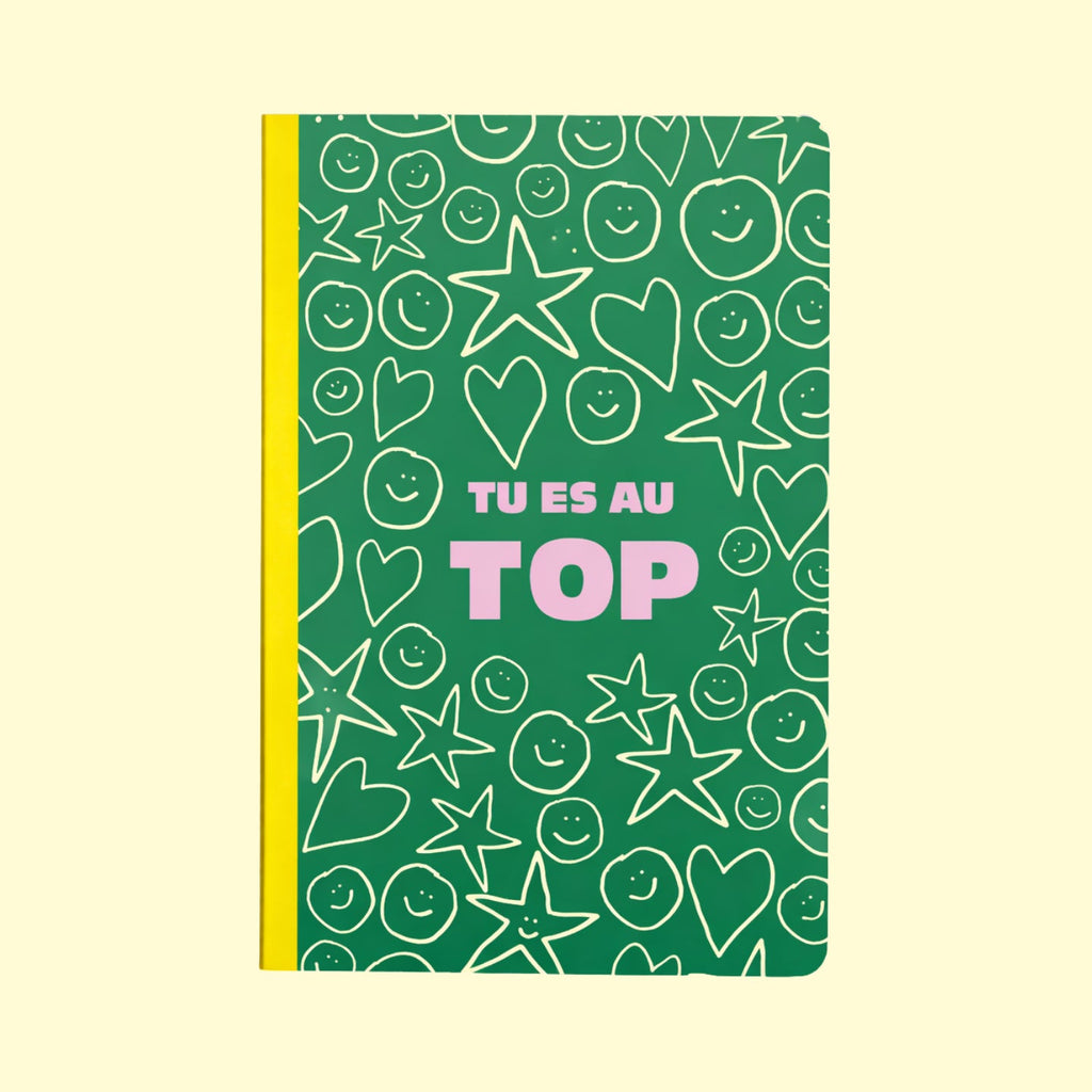 Couverture du carnet Tu es au top en gros plan