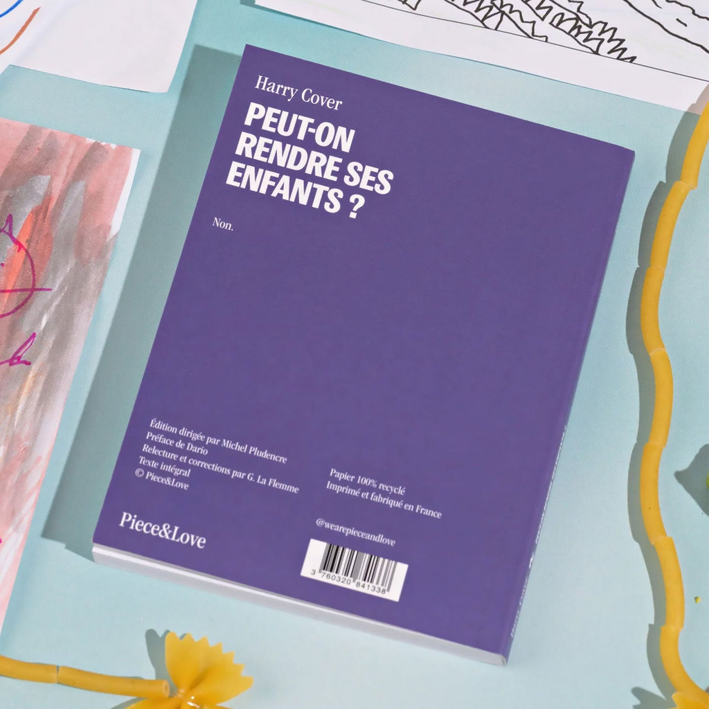 Carnet humour parentalite avec illustration decalee a offrir