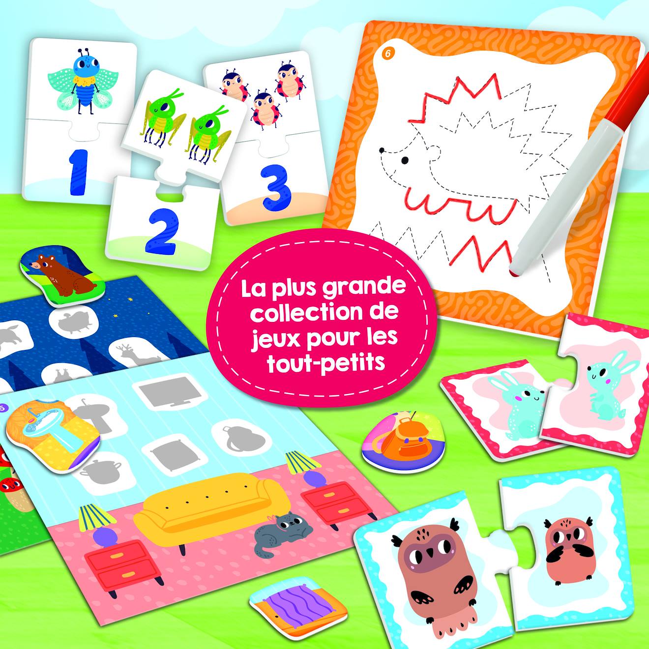 Carotina baby 60 jeux multicolore