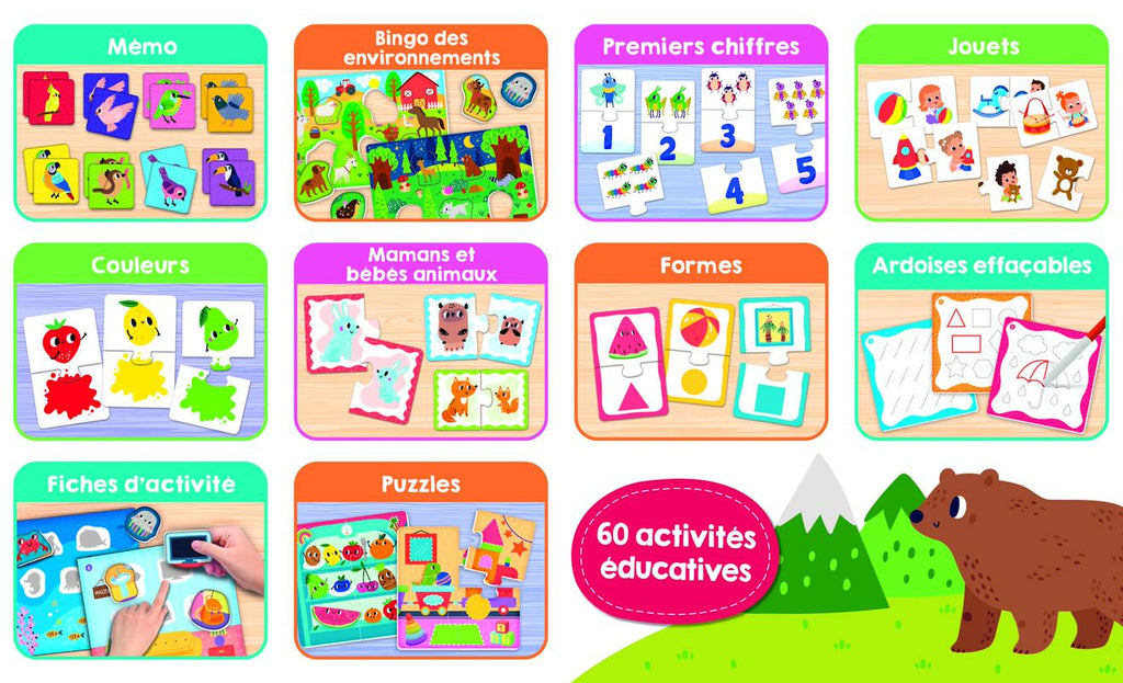 Carotina baby 60 jeux multicolore